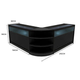 Theseus LED Shop Counter Set LM60 & 2 x B1500 - Black