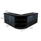Calliope LED Shop Counter Set K1500, C1500 & LM60 - Black