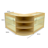 Apollo LED Shop Counter Set LM60 & 2 x K1200 - Maple