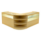 Harmonia LED Shop Counter Set B1200, C1200 & LM60 - Maple