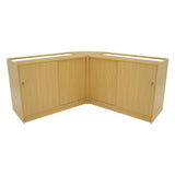 Demeter LED Shop Counter Set K1200, B1200 & LM60 - Maple