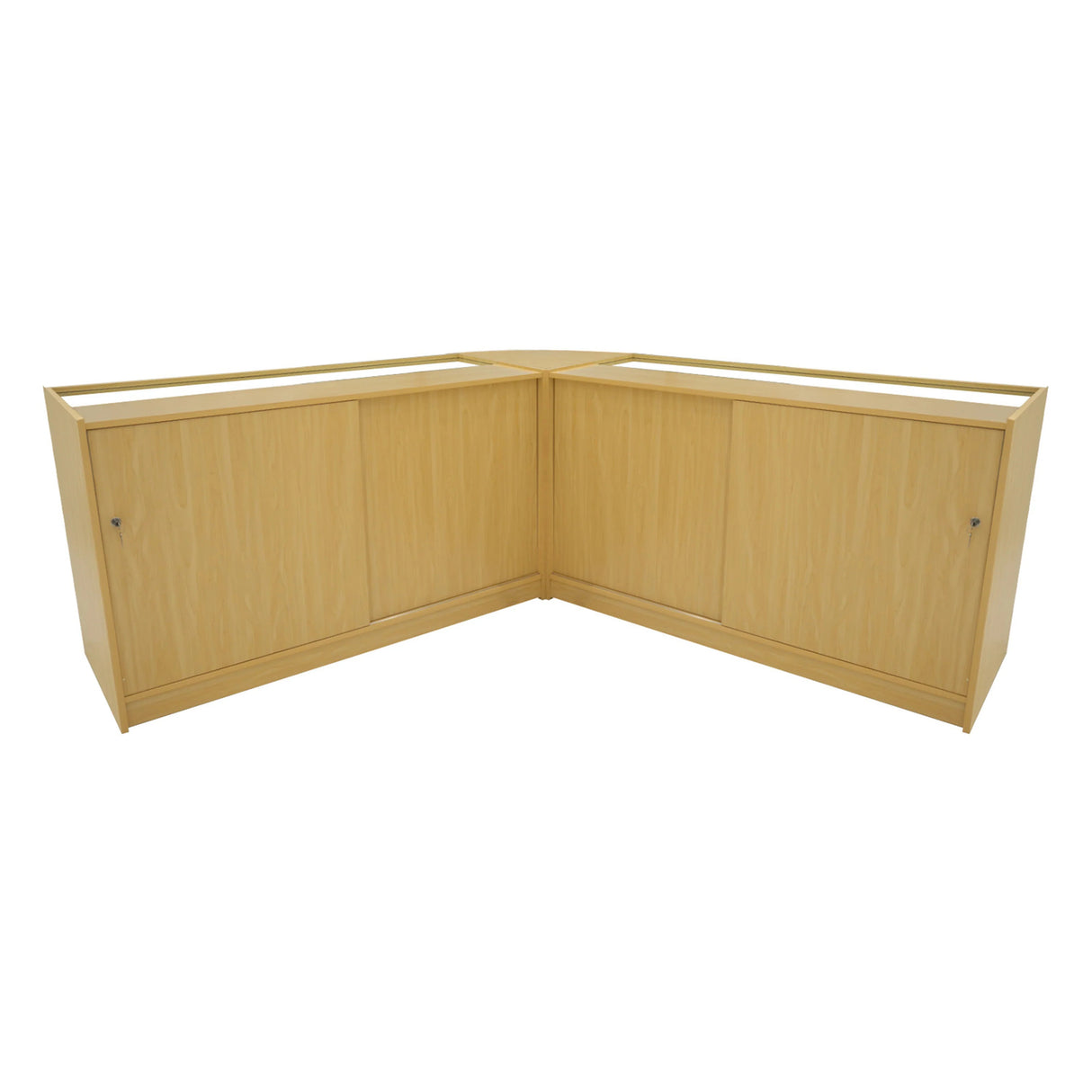 Harmonia LED Shop Counter Set B1500, C1500 & LM60 - Maple