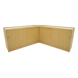 Harmonia LED Shop Counter Set B1500, C1500 & LM60 - Maple