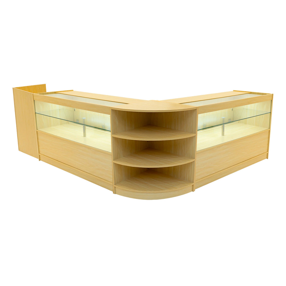 Eclipse LED Shop Counter Set LM60, TB60 & 2 x C1500 - Maple