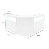 Iris LED Shop Counter Set CM60 & 2 x B900 - White