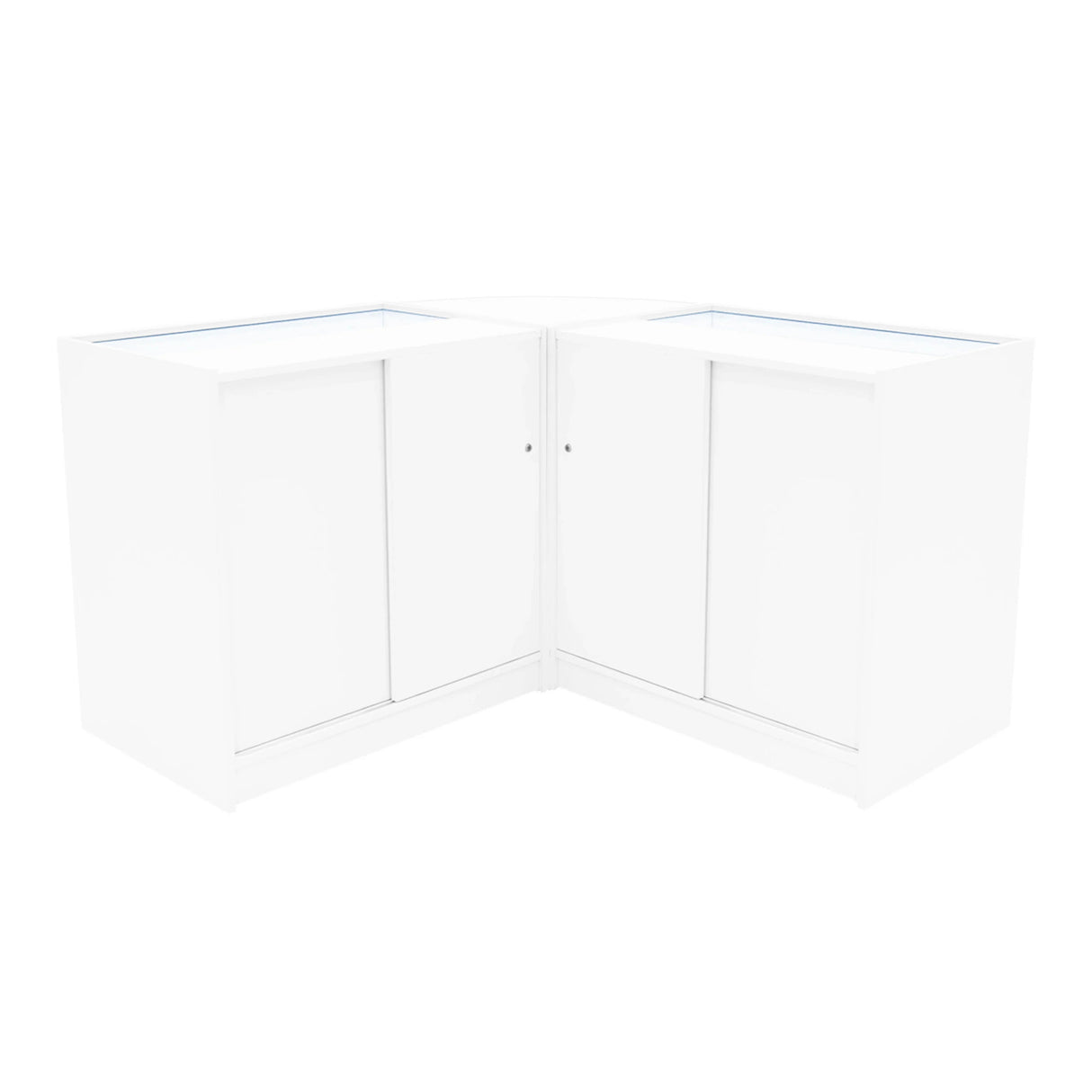 Helios LED Shop Counter Set CM60 & 2 x K900 - White