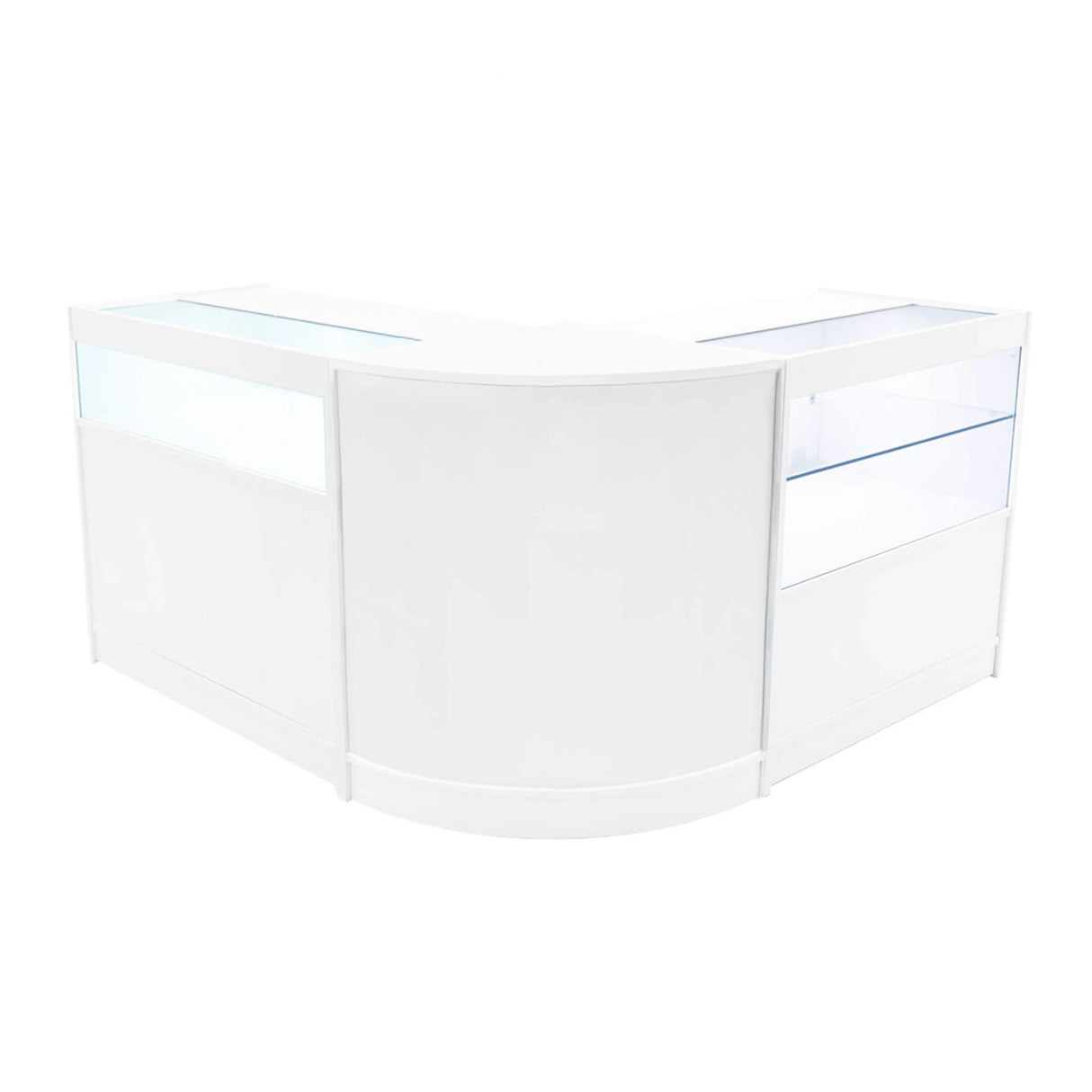 Adonis LED Shop Counter Set B900, C900 & CM60 - White