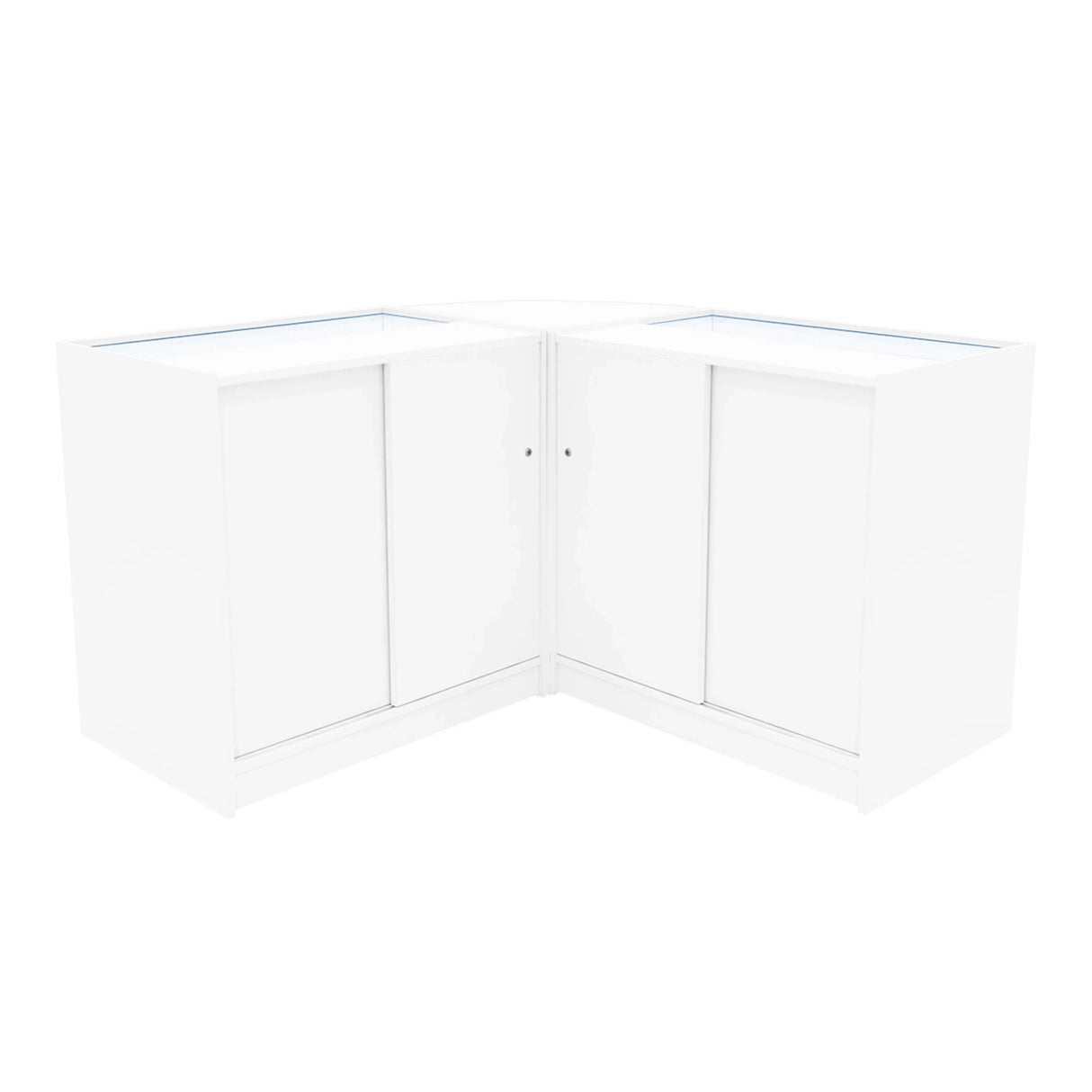 Theseus LED Shop Counter Set LM60 & 2 x B900 - White