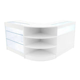 Demeter LED Shop Counter Set K900, B900 & LM60 - White