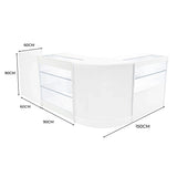Vega LED Shop Counter Set K900, C900, TB60 & CM60 - White