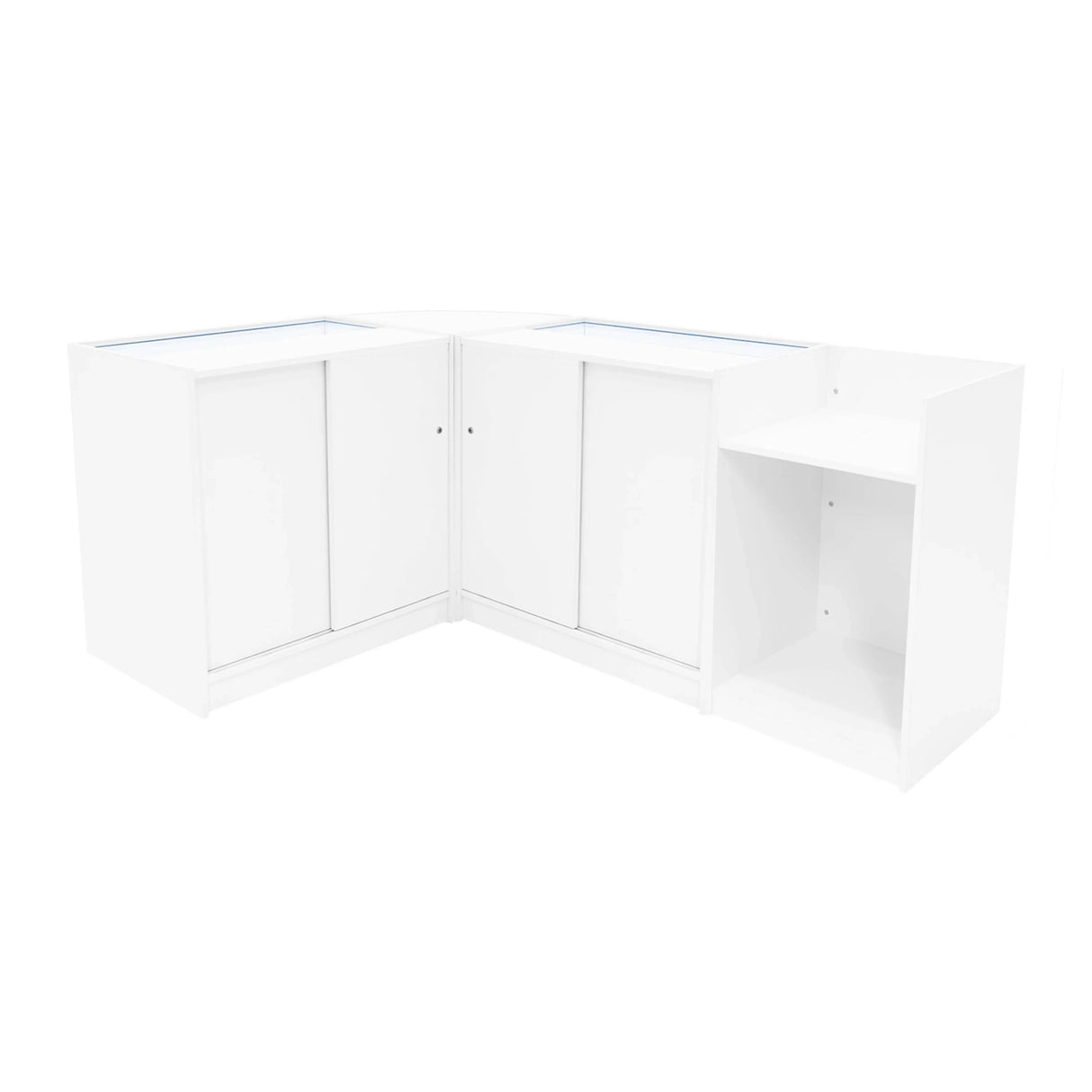 Eclipse LED Shop Counter Set LM60, TB60 & 2 x C900 - White