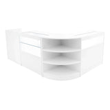 Europa LED Shop Counter Set B900, C900, TB60 & LM60 - White