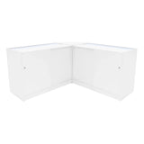 Iris LED Shop Counter Set CM60 & 2 x B1200 - White