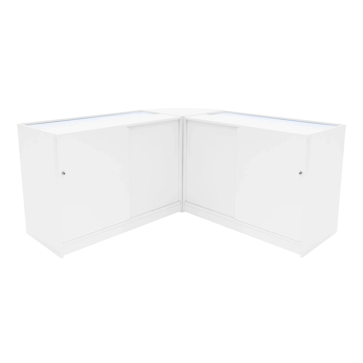 Selene LED Shop Counter Set CM60 & 2 x C1200 - White