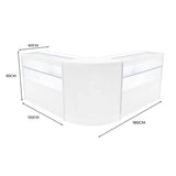 Selene LED Shop Counter Set CM60 & 2 x C1200 - White