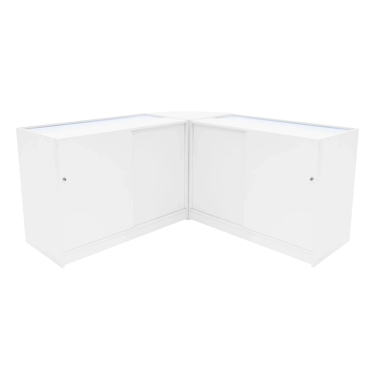 Theseus LED Shop Counter Set LM60 & 2 x B1200 - White