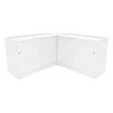 Apollo LED Shop Counter Set LM60 & 2 x K1200 - White