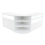 Harmonia LED Shop Counter Set B1200, C1200 & LM60 - White