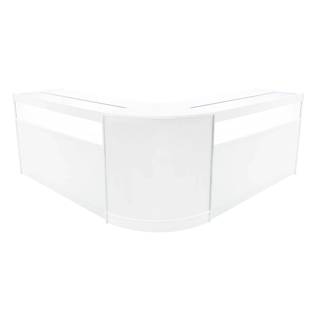 Iris LED Shop Counter Set CM60 & 2 x B1500 - White