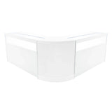 Iris LED Shop Counter Set CM60 & 2 x B1500 - White