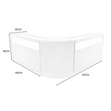 Iris LED Shop Counter Set CM60 & 2 x B1500 - White