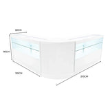Selene LED Shop Counter Set CM60 & 2 x C1500 - White