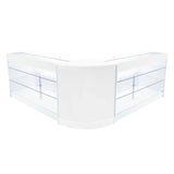 Helios LED Shop Counter Set CM60 & 2 x K1500 - White