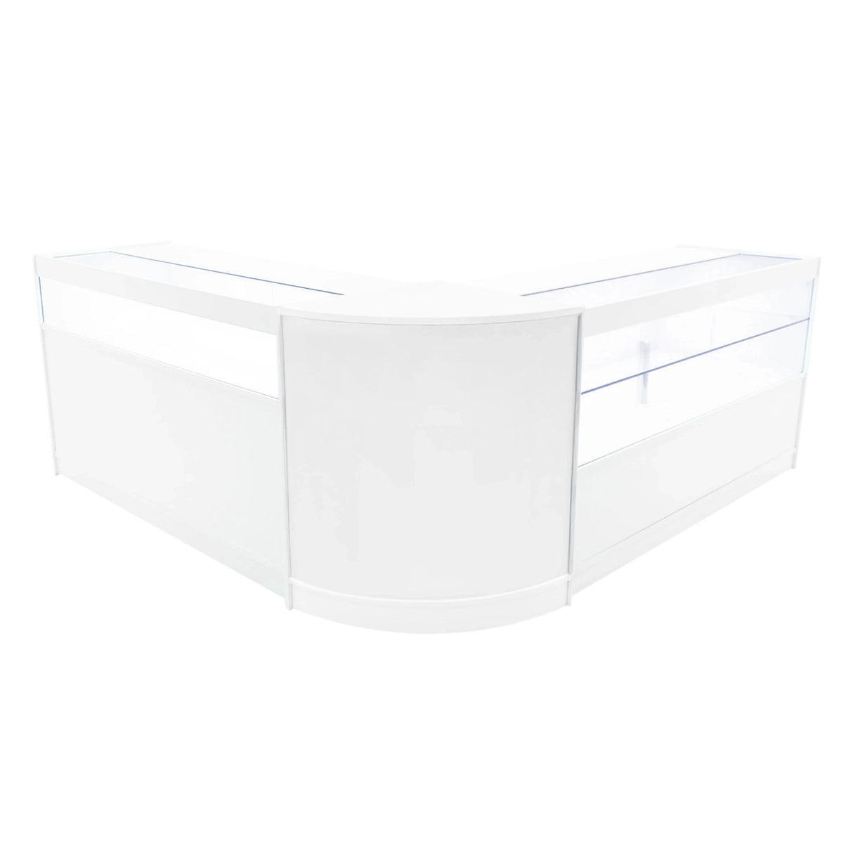 Adonis LED Shop Counter Set B1500, C1500 & CM60 - White