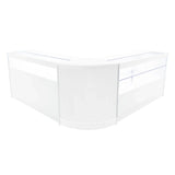 Adonis LED Shop Counter Set B1500, C1500 & CM60 - White