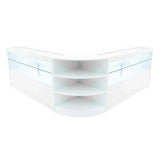 Andromeda LED Shop Counter Set LM60 & 2 x C1500 - White