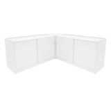 Apollo LED Shop Counter Set LM60 & 2 x K1500 - White