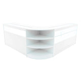 Harmonia LED Shop Counter Set B1500, C1500 & LM60 - White
