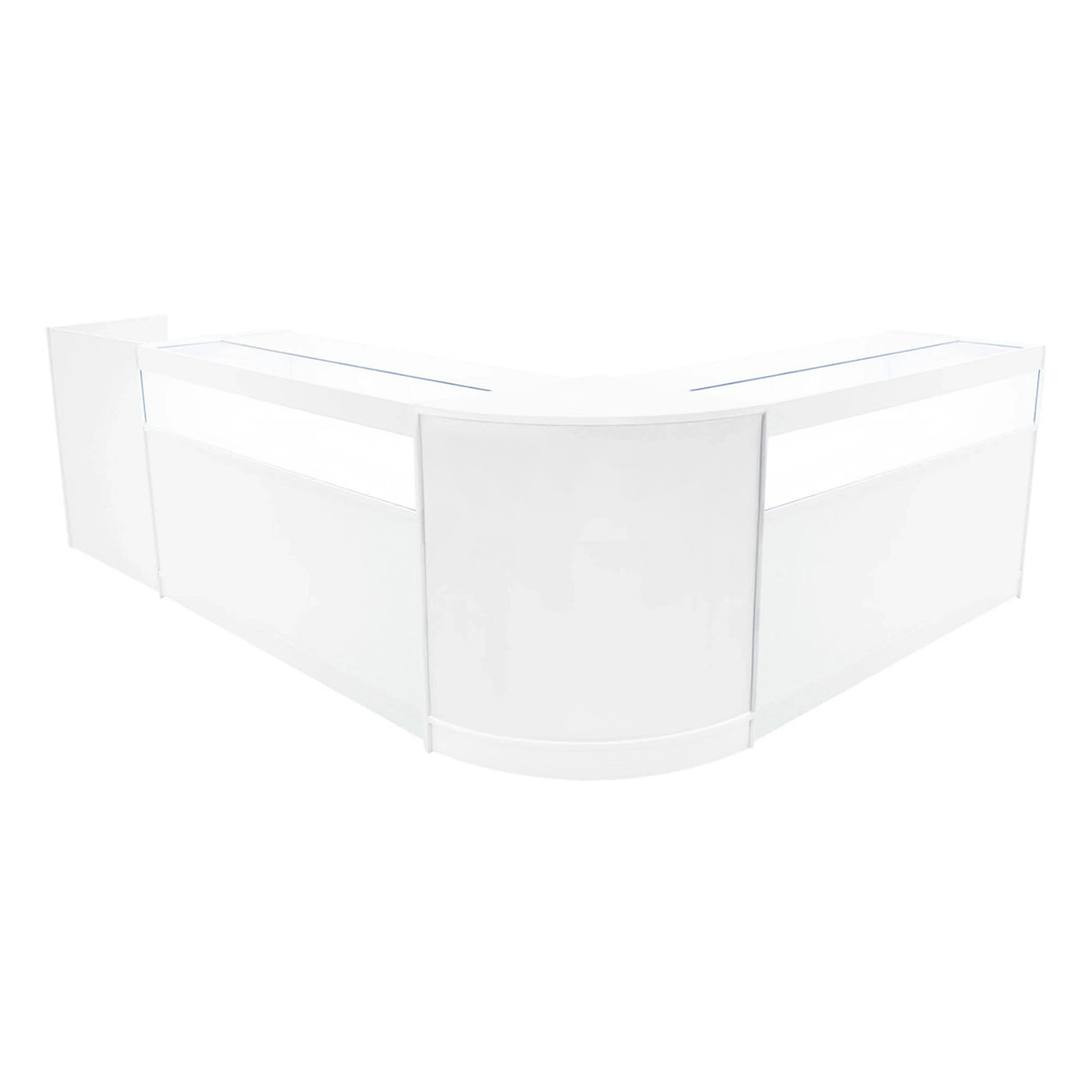 Luna LED Shop Counter Set CM60, TB60 & 2 x B1500 - White
