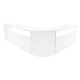 Luna LED Shop Counter Set CM60, TB60 & 2 x B1500 - White