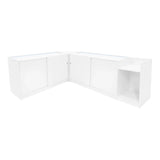 Hyperion LED Shop Counter Set K1500, B1500, TB60 & LM60 - White