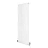 Oval Single Column Radiator & Valves – 1600mm x 600mm – White