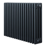 Traditional 4 Column Radiator - 600 x 785mm - Anthracite Grey