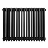 Traditional 4 Column Radiator - 600 x 785mm - Black