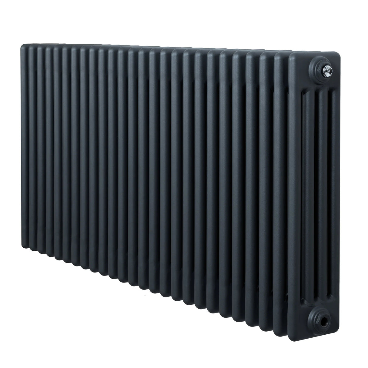 Traditional 4 Column Radiator - 600 x 1190mm - Anthracite Grey