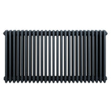Traditional 4 Column Radiator - 600 x 1190mm - Anthracite Grey