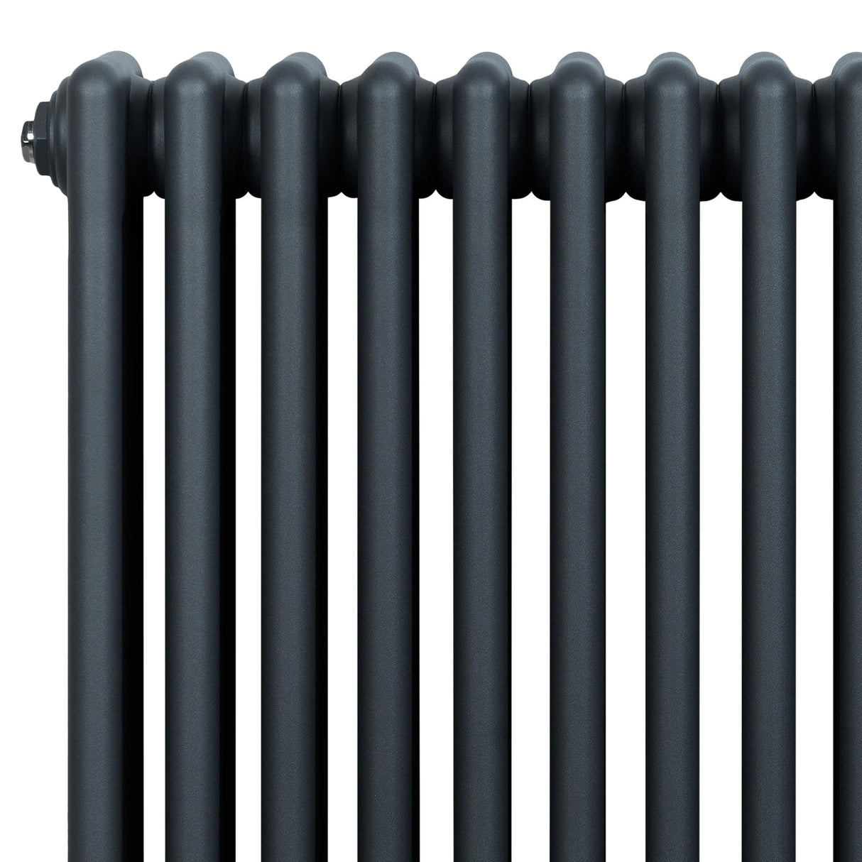 Traditional 4 Column Radiator - 600 x 1190mm - Anthracite Grey