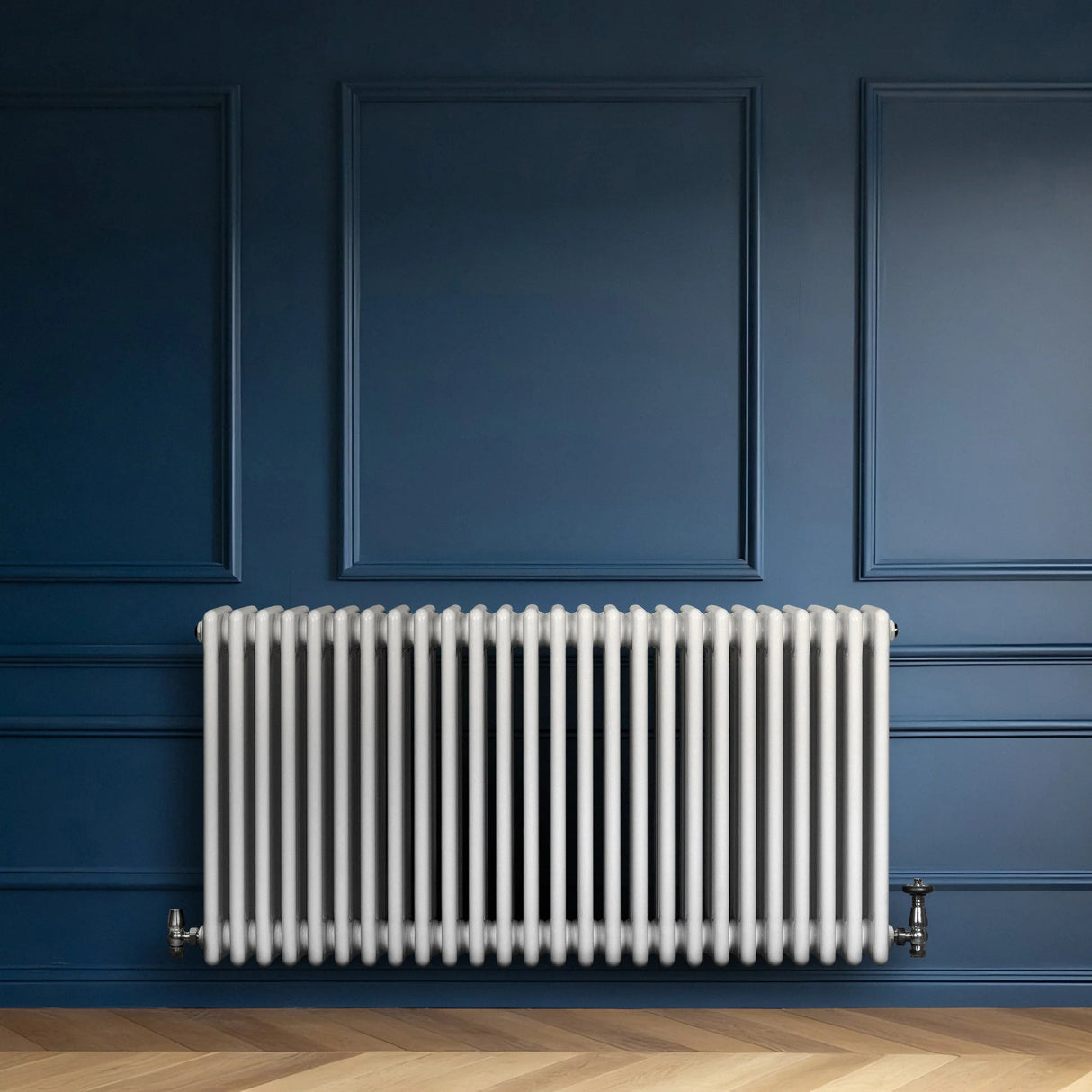 Traditional 4 Column Radiator - 600 x 1190mm - White