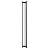 Traditional 4 Column Radiator - 1800 x 200mm - Anthracite Grey