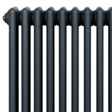 Traditional 4 Column Radiator - 1800 x 290mm - Anthracite Grey