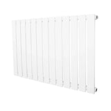 Flat Single Column Radiator - 600 x 910mm - White
