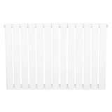 Flat Single Column Radiator - 600 x 910mm - White