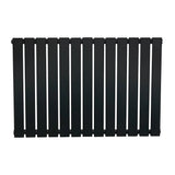 Flat Single Column Radiator - 600 x 910mm - Black