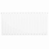 Flat Single Column Radiator - 600 x 1190mm - White