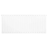 Flat Single Column Radiator - 600 x 1400mm – White