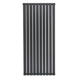 Flat Single Column Radiator - 1600 x 700mm - Anthracite Grey